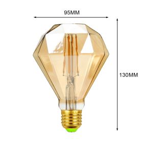 Net Celebrity Retro Lamp Shaped Bulb (Option: 2 Style-220V 4W 2700K)