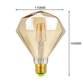 Net Celebrity Retro Lamp Shaped Bulb (Option: 4 Style-220V 4W 2700K)