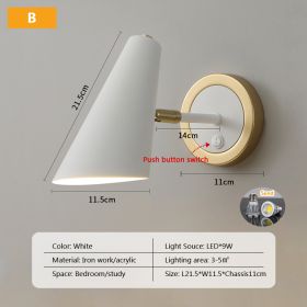 LED Study Reading Wall Lamp (Option: Style B-Neutral light)