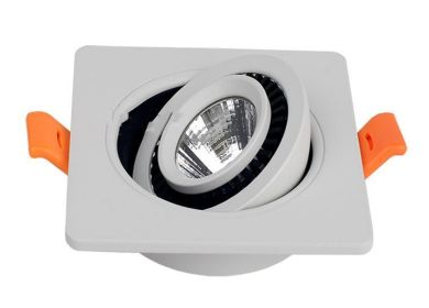 Embedded 360 Degree Dimmable LED Spotlights (Option: 5W Single head-Warm White)