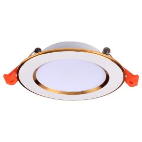 Creative Simple Anti-fog Straw Hat Downlight (Option: Warm white 6000K-3.5inches 7W)