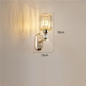 Simple Modern Staircase New Eye-protection Wall Lamp (Option: 508single head-LED tricolor without strobosco)